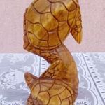 Faragott teknős pár Indonéziából, egyedi kézműves munka. 30cm. fotó