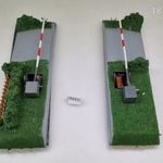 A113 H0 1: 87 Piko (?) retró elektromágneses sorompó - barkács fotó