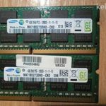 Samsung 8gb. 2x 4gb. DDR3 PC3-12800s laptop ram pár fotó