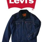 LEVI'S női bélelt, téliesített farmer dzseki L fotó