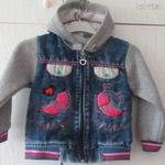 KISLÁNY FARMERKABÁT KAPUCNIS 5 év / 110cm-116 cm fotó