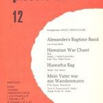 Alexander's Ragtime Band / Hawaiian War Chant / Hiawatha Rag / Mein Water war ein Wandersman fotó