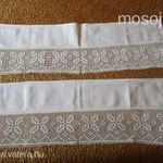ANTIK HORGOLT SZÉLES SZEKRÉNYCSIK CSIPKE 2 DARAB ÉRTÉKES MAGYAR KÉZIMUNKA fotó
