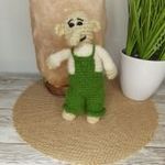 Wallace&Gromit horgolt figura fotó