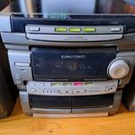 GRUNDIG M29 -C compact HIFI egység 2.db. hangfallal, távirányítóval (1993) fotó