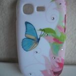 Samsung S5310 kemény műanyag hátlap védő védőtok * új * telefontok pillangó mintás *sz.átvétel: Zugló fotó