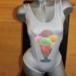 Fagyis, fagyi mintás, szürke színű, nem fehérnemű body. S/M. Új! (Vi) fotó