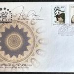 2002 KULTURÁLIS ÖRÖKSÉGEK A TERVEZŐ ELEKES ATTILA ALÁÍRÁSÁVA FDC fotó