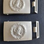 Finnország 2.VH utáni alu katonai ővcsat oroszlán =ár 1 darabra értendő= fotó