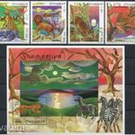 Szomália, 1998, állatok, teljes sor+blokk fotó