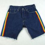 EREDETI LEVIS 501 (W30) FÉRFI *MINŐSÉGI* LIMITÁLT KIADÁSÚ FARMER RÖVIDNADRÁG / TÉRDNADRÁG fotó