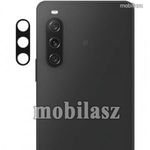 IMAK kamera lencsevédő üvegfólia - 1db, 9H - FEKETE - SONY Xperia 10 V - GYÁRI fotó