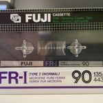 FUJI FR-I 90 1982 bontatlan, új magnókazetta, audio kazetta Japan fotó