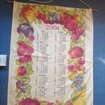 Textil falinaptár 2004., 54 cm x 42 cm fotó