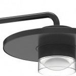 ECO-Light LED-Wandleuchte PLATO 5213402012 Kültéri fali lámpa EEK: C (A - G) LED 7 W Fekete fotó