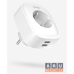 GOSUND SP112 2xUSB/hangvezérlés/távoli vezérlés/ütemezés/fogyasztásmérés/230V/16A/Smart Wi-Fi-s o... fotó