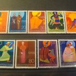 Liechtenstein használatlan** sor 1967 MI486-94 kat.ár 10 euro fotó
