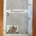 1550 Nagyon BIZARR (és ló is van rajta) ábrázolás fametszeten, Münster Cosmografia enciklopédiából fotó