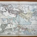1877 Az Iszlám világ 1055-1163 között nagy méretű térképe (37 cm x 45 cm ) fotó