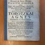 1734 Torotzkai Agnes Asszony Ö Nagysága. Losontzi Banffi György + 2 mű fotó