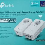 AV1300 Gigabit Passthrough Powerline AC1200 Wi-Fi Kit konnektorral fotó