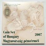 2007-es Berán BU dísztokos forgalmi sor, a színezüst 1-5 pengő tervezettel fotó
