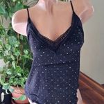 **Stradivarius fekete pöttyös felső (40)** fotó