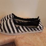 ÚJ New Yorker sötétkék-fehér csíkos nagyon trendi tengerész / matróz design vászoncipő 42 (bth: 27cm) fotó