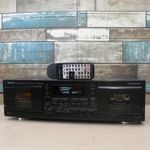 Denon DRW-580 kazettás deck távirányítóval fotó