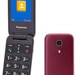 Panasonic KX-TU400EXR összecsukható kártyafüggetlen mobiltelefon, piros fotó