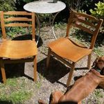 Régi északi skandináv, letisztult formavilágú szék, Tallini bútor, retro vinatge fotó