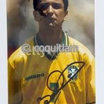 Bebeto brazil világbajnok dedikált fényképe. labda futball világbajnokság foci fotó