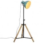 kopott kék állólámpa 25 W 75x75x90-150 cm E27 fotó