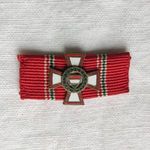A Magyar Köztársasági Érdemrend középkereszt miniatűr szalagsáv 1Ft NMÁ fotó