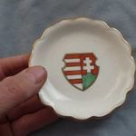 Régi porcelán tálka címeres porcelán tálka aquinum porcelán kossuth címeres tál 1947 vagy 1956 fotó