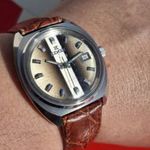 edox automata férfi acél svájci karóra 1970-ből retro tissot longines fotó