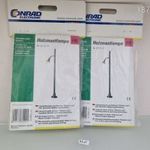 KL47 2db H0 1: 87 Conrad 21 11 17 led köztéri lámpa építőszett (70-100 mm) fotó