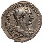 Traianus denár „SPQR OPTIMO PRINCIPI” BMC: 204 RIC: 177 (Ag) 3, 26g VF+ Nagy lapkás. fotó