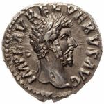 Lucius Verus denár „PROV DEOR TR P COS II” BMC: 35 RIC: 463 (Ag) EF Extra állapot fotó