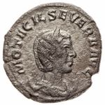Otacilia Severa antoninian „PMTRP IIII COSII PP” BMC: - RIC: - (Ag) Publikálatlan hátlap! fotó