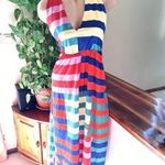 **New Collection színes csíkos ruha (M-L)** fotó