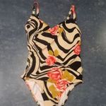 ÚJ Calzedonia Cobey tojáshéj-fekete csíkos és rózsás alakformáló fürdőruha 34 XS ( 29000 Ft-os ) fotó
