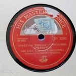 HIS MASTERS VOICE GRAMOFON NAGYLEMEZ BRUNO WALTER 30CM fotó