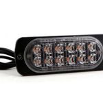 18066 12LED-es stroboszkóp FEHÉR - E jel - 12-24V fotó