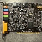 Creative Sound Blaster Live! 5.1 Hangkártya, SB0100, PCI, Retro PC, Működik fotó