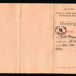 Debrecen Hús élelmiszerjegy 1943 fotó