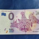 NÉMETORSZÁG 0 EURO 2018 SZURIKÁTA ZSIRÁF ZEBRA LEOPÁRD! RITKA EMLÉK PAPÍRPÉNZ! UNC! fotó