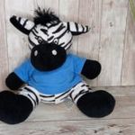 Vicces, mérges zebra plüss fotó