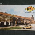 Kártyanaptár, Tüzép, Pécs, Fészek áruház, Lada autó, névnapos, 1984 fotó