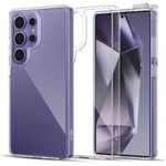 Samsung Galaxy S25 Ultra, Tech Protect FlexAir Hybrid Telefontok, Műanyag, Szilikon szegély, Erős... fotó